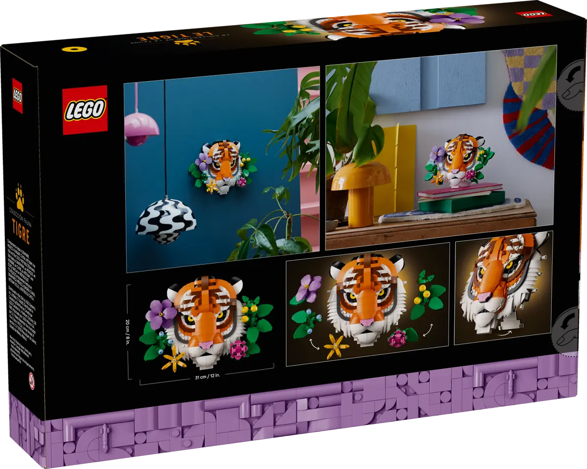 LEGO Art The Fauna Collection ‑ Tiger 31217