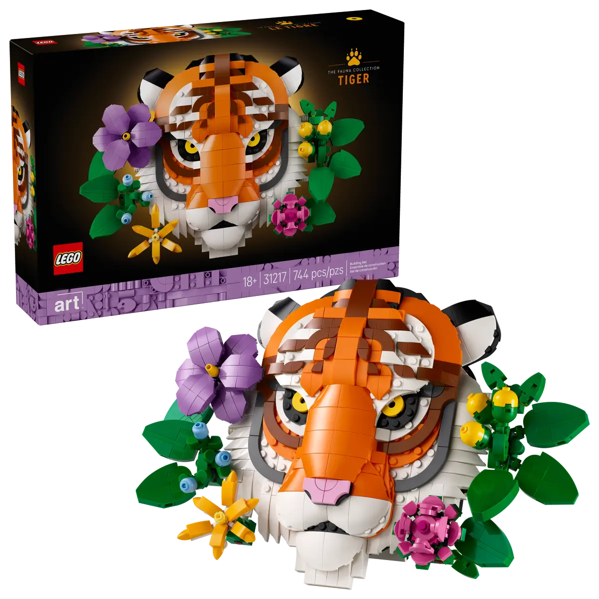 LEGO Art The Fauna Collection ‑ Tiger 31217