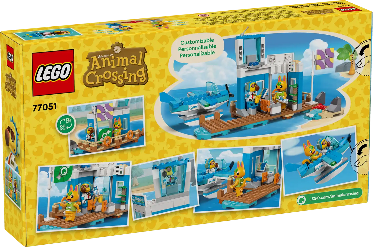 LEGO Animal Crossing Fly with Dodo Airlines Airport Playset 77051