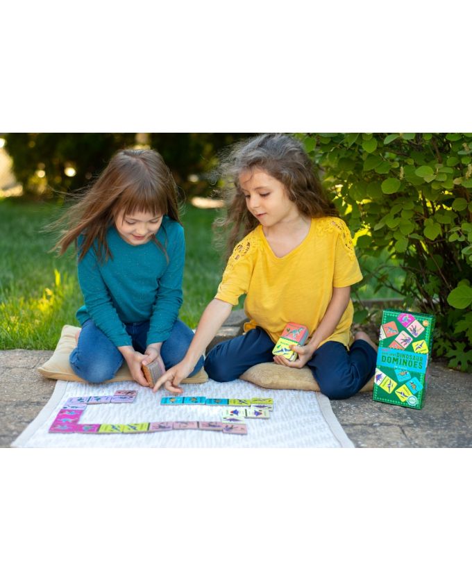 EEBOO SHINY DINOSAUR DOMINOES