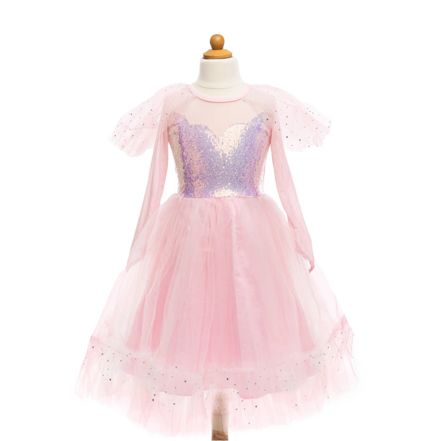 Elegant In Pink Dress For Kids 5-6