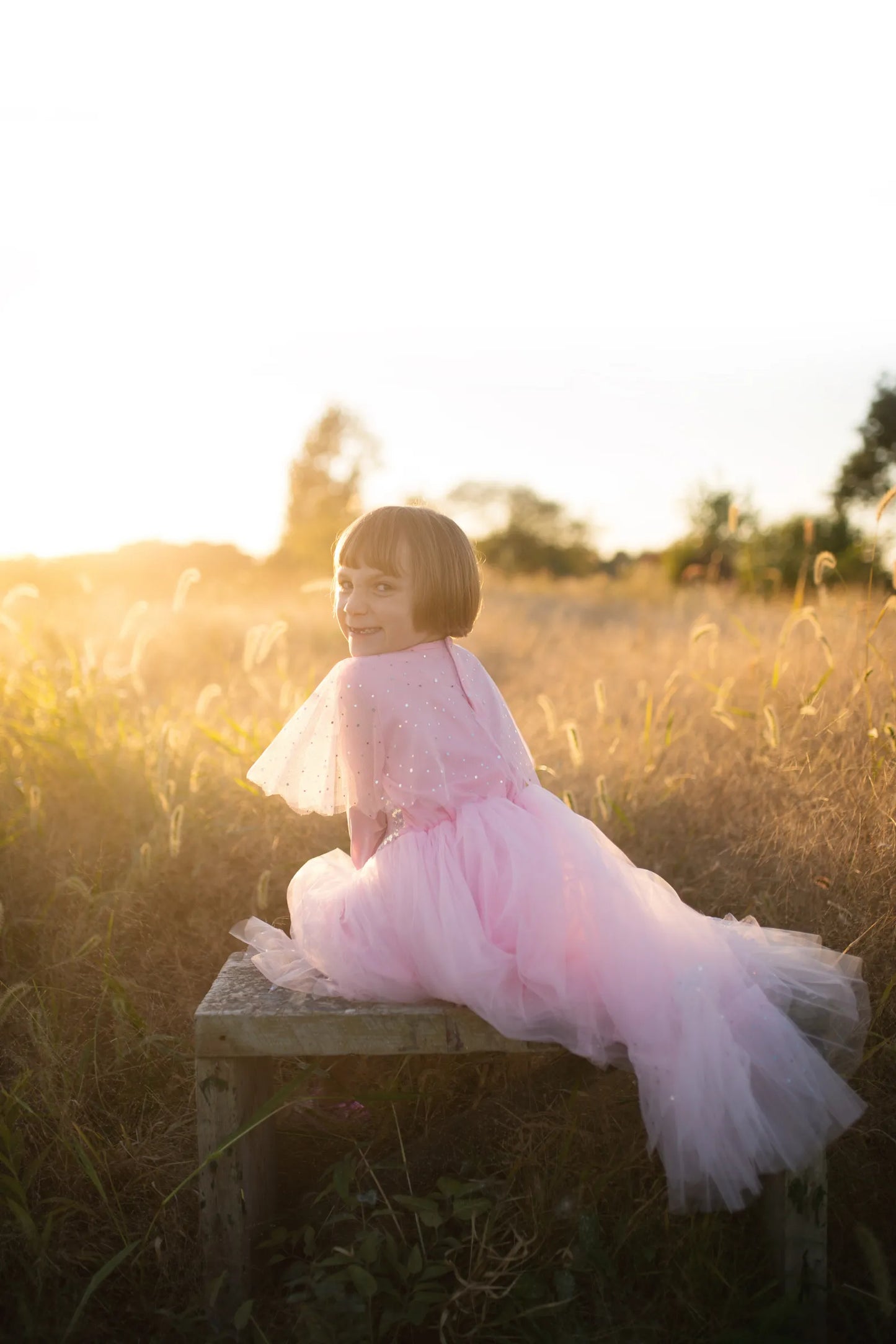 Elegant In Pink Dress For Kids 5-6