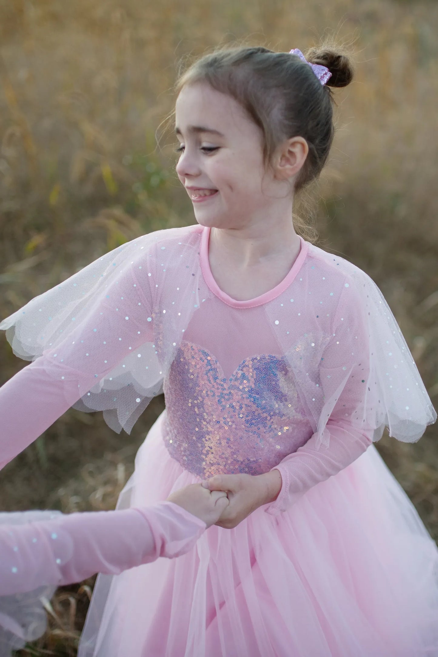 Elegant In Pink Dress For Kids 5-6