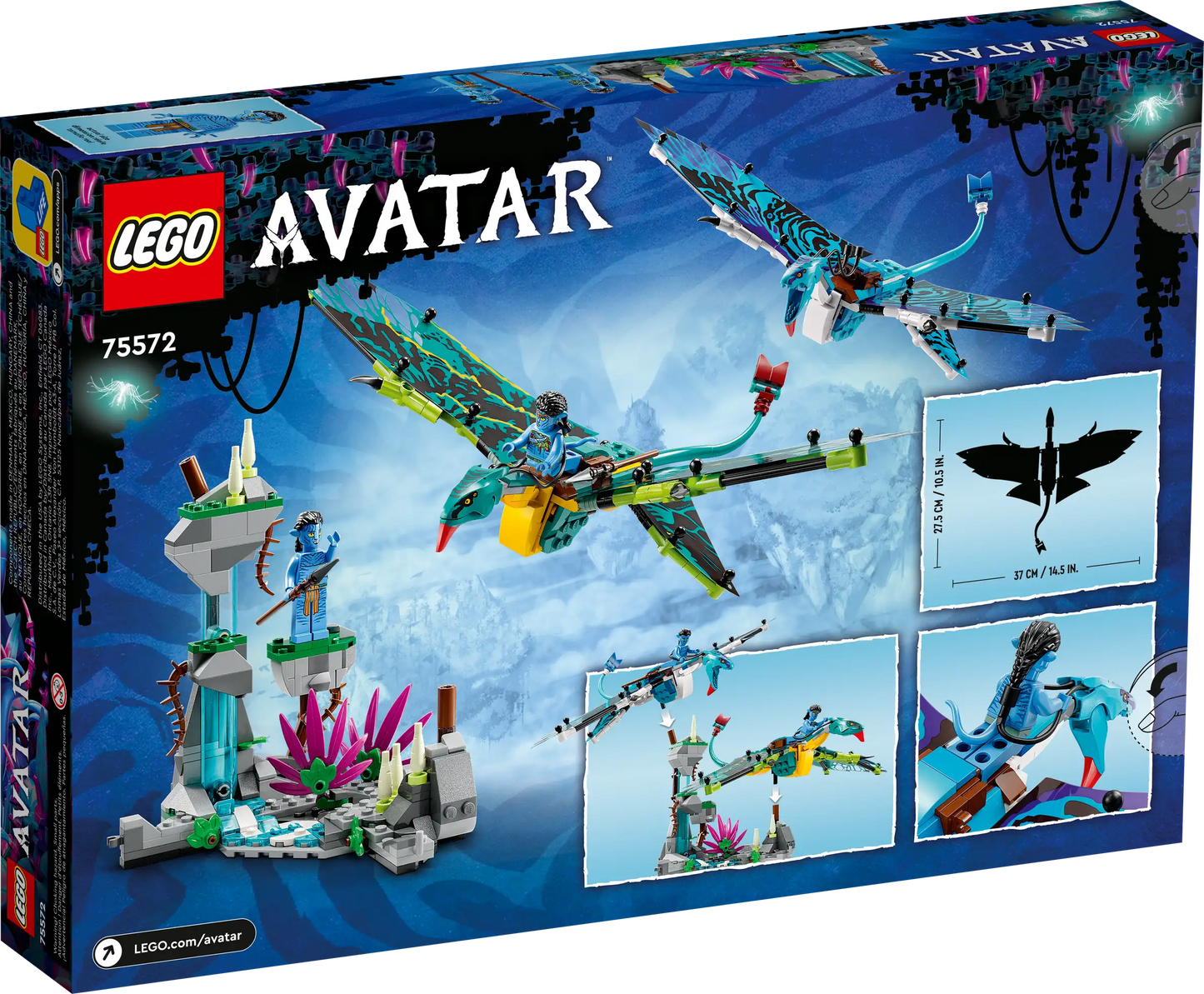 LEGO® Avatar Jake &amp; Neytiri’s First Banshee Flight 75572