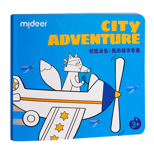 First Coloring Book - City Adventure