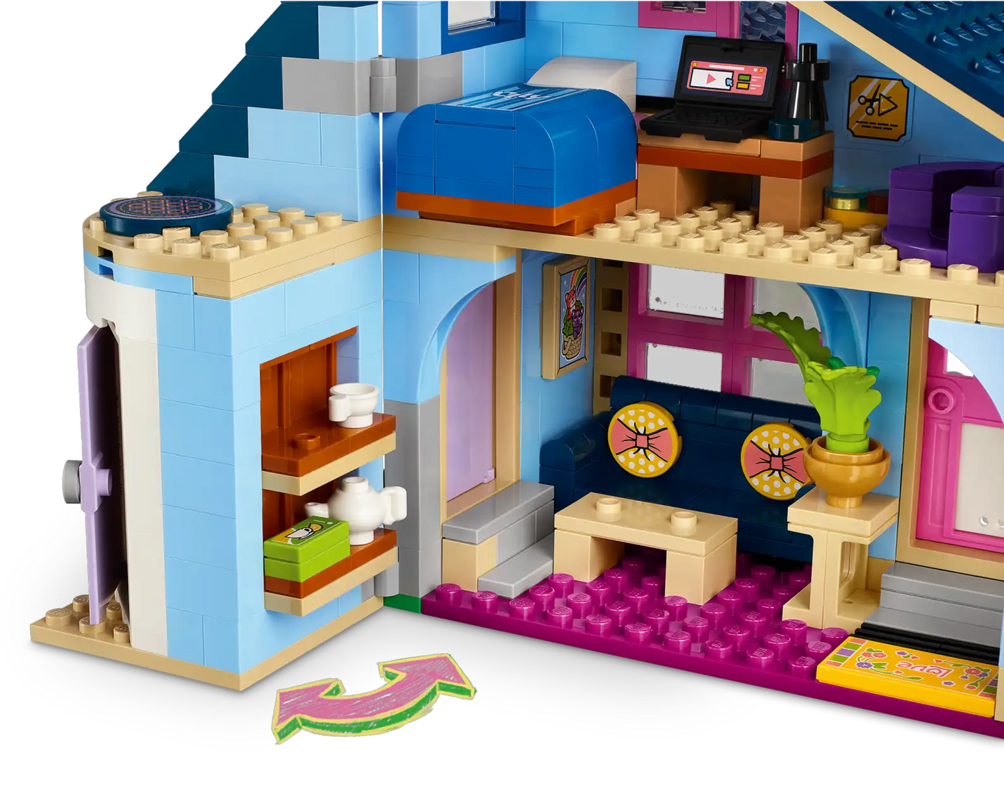 LEGO® Friends Olly and Paisley's Family Houses 42620