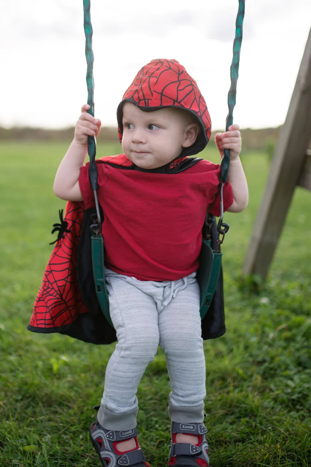 Reversible Spider And Bat Cape, Halloween Costume For Kids