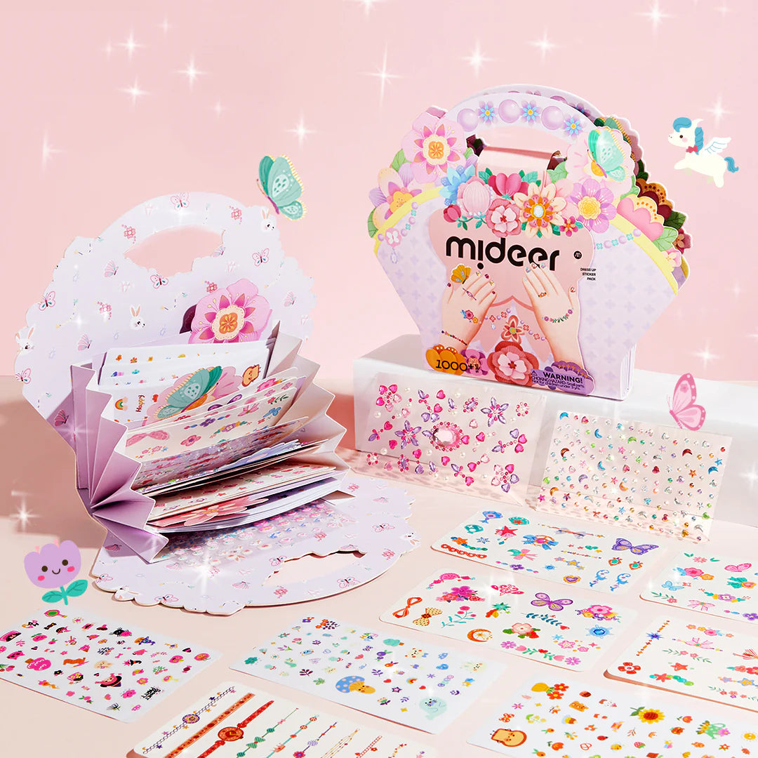 Garden elves Dress Up Sticker Pack, Mideer