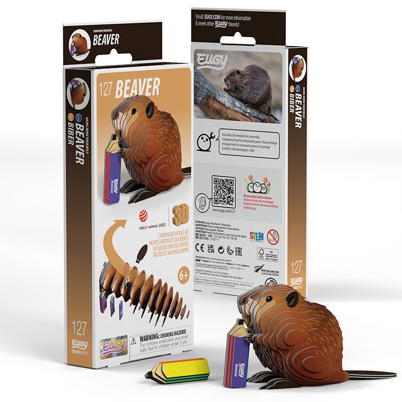 3D puzzle: Beaver, EUGY