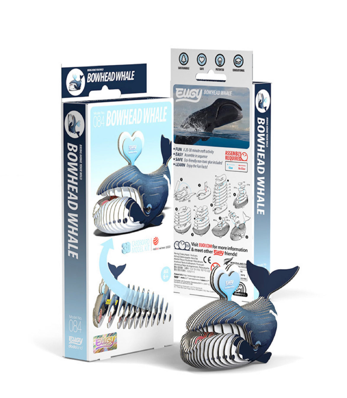 3D puzzle: Bowhead whale, EUGY