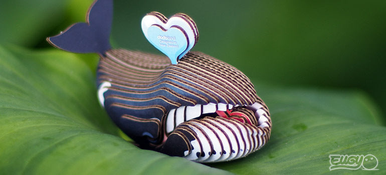 3D puzzle: Bowhead whale, EUGY