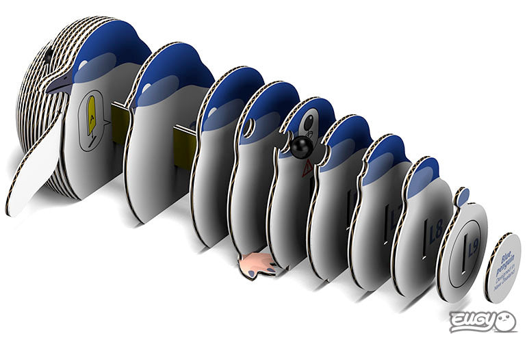 3D puzzle: Penguin, EUGY