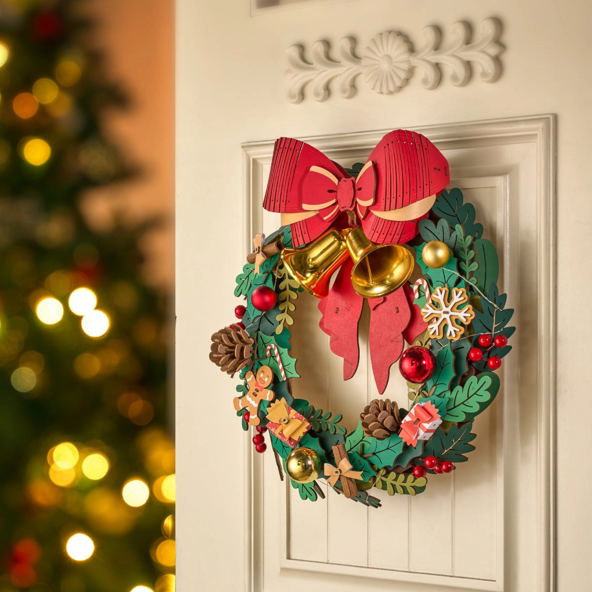 3D Wooden Puzzle: Christmas Wreath, Rolife
