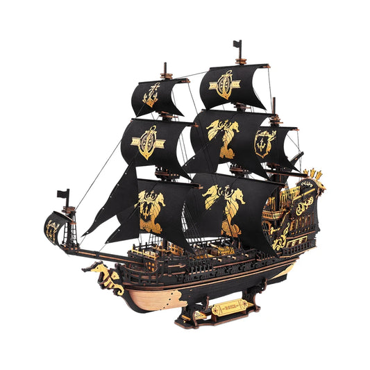 3D Wooden Puzzle: The Seahorse Barque MCB02, ROKR