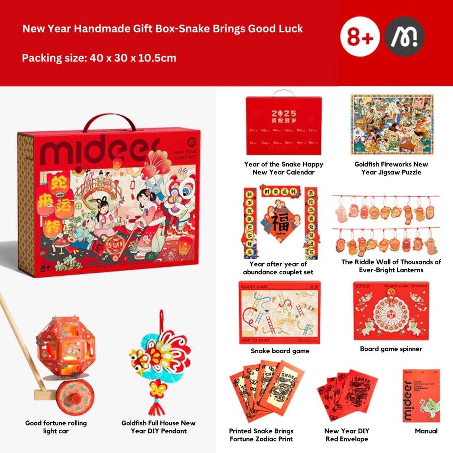 New Year Craft Set - Fortune Turns, Mideer