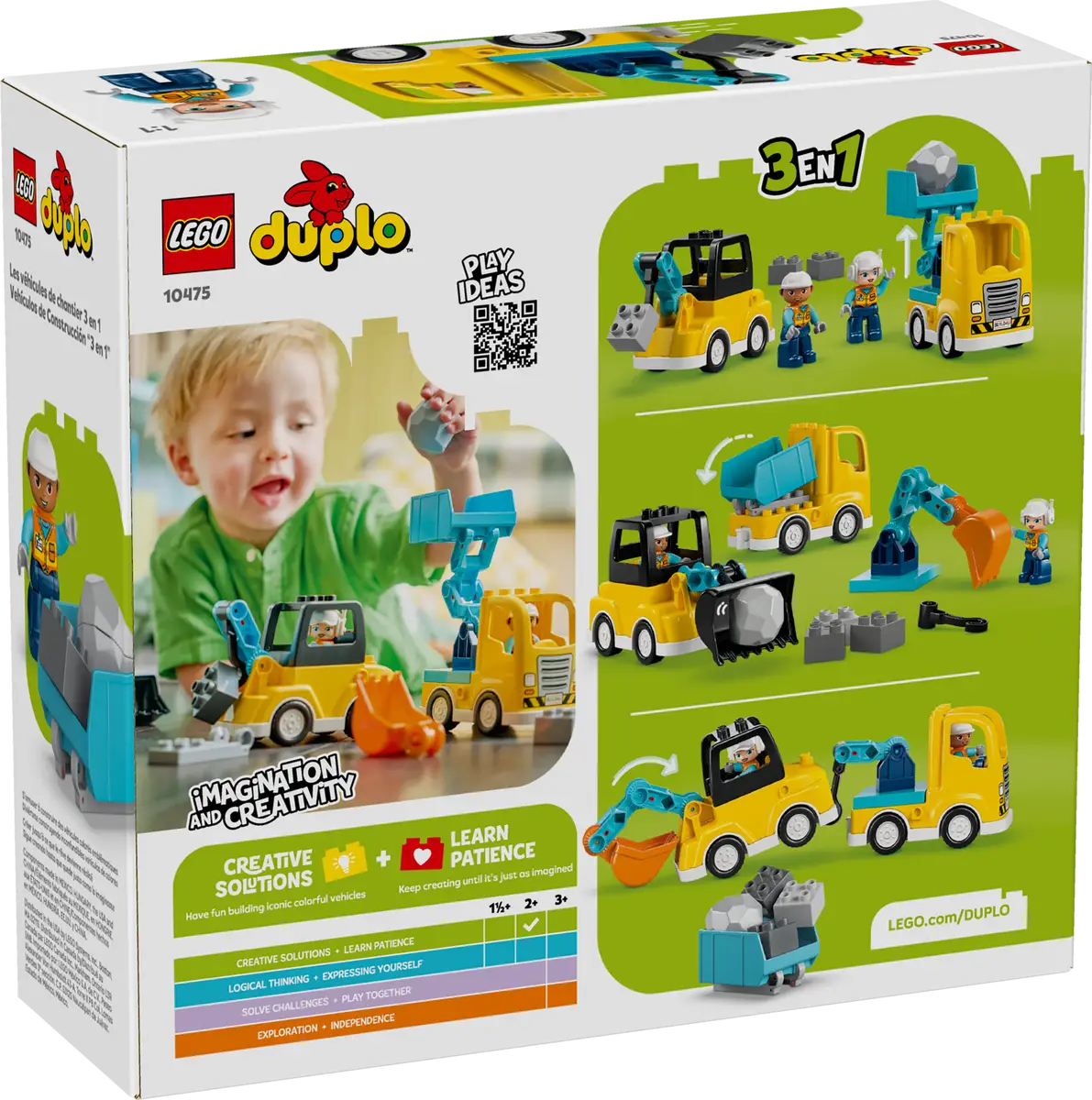 3 in 1 Construction Vehicles 10475, Lego DUPLO
