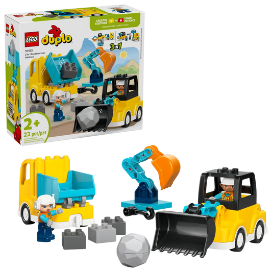 3 in 1 Construction Vehicles 10475, Lego DUPLO