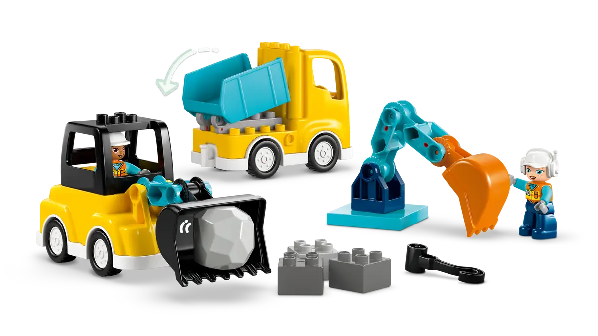 3 in 1 Construction Vehicles 10475, Lego DUPLO