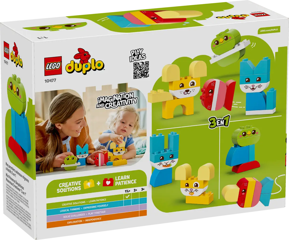 3 in 1 Creative Cute Pets 10477, Lego DUPLO