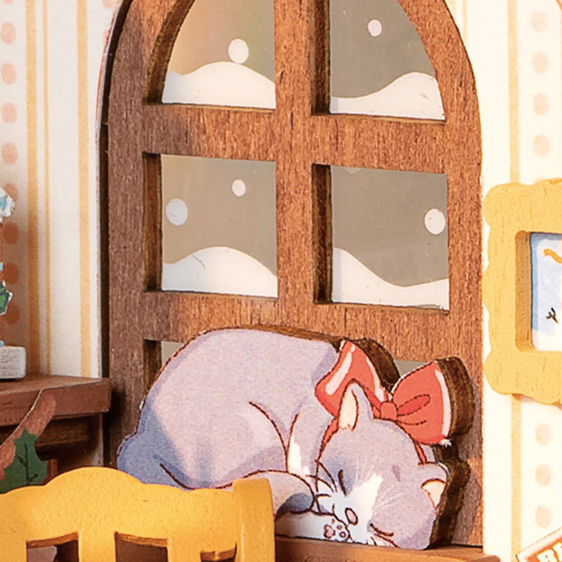 Rolife Christmas Fireplace DS041