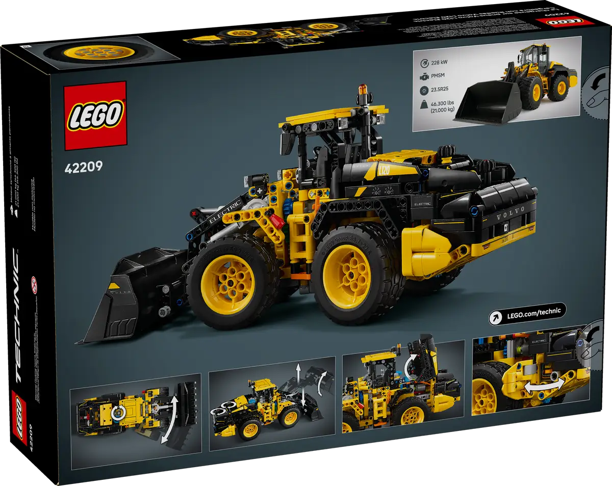 LEGO Technic Volvo L120 Electric Wheel Loader 42209
