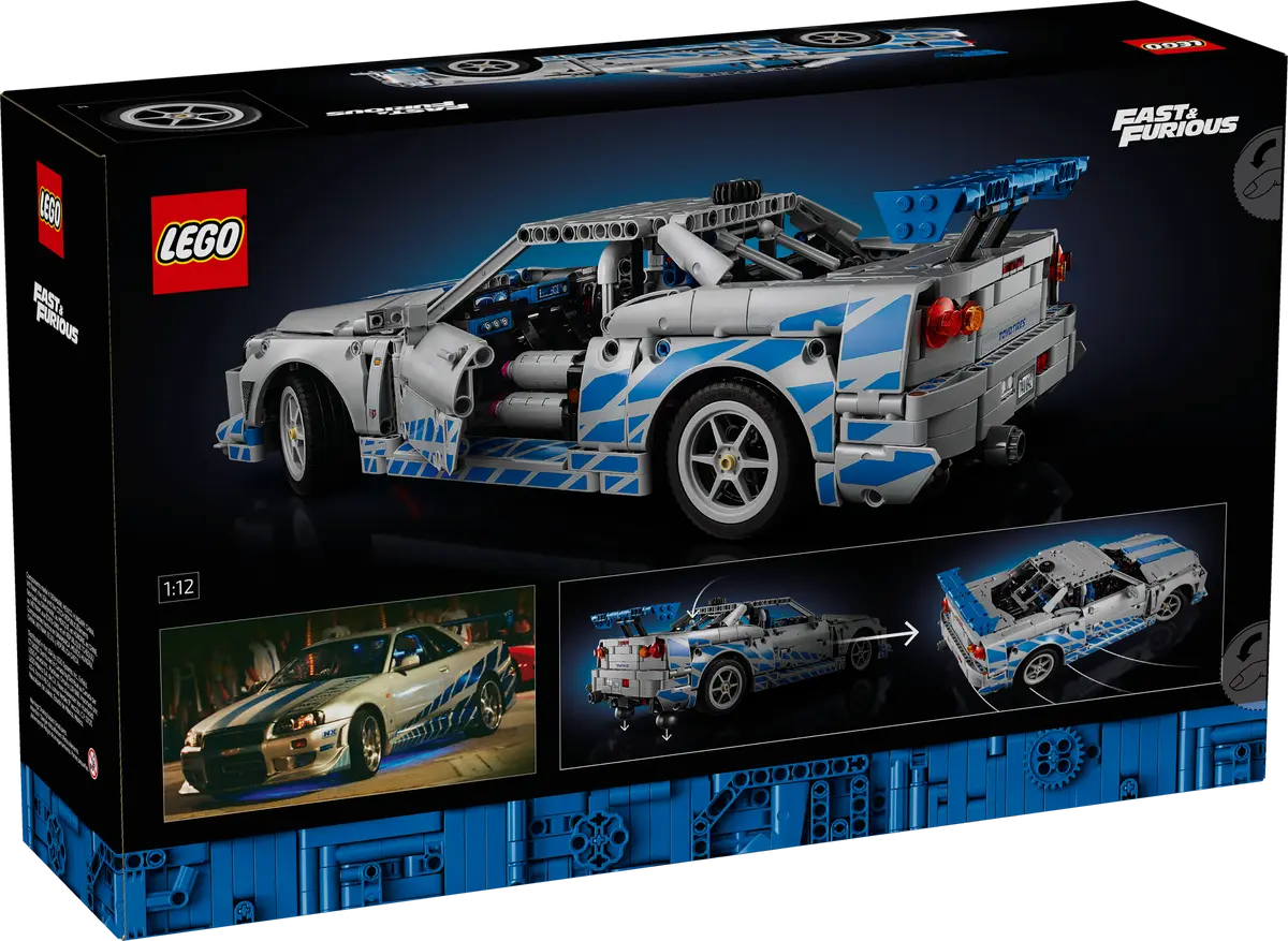 LEGO Technic 2 Fast 2 Furious Nissan Skyline GT‑R (R34) Car 42210
