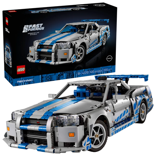 LEGO Technic 2 Fast 2 Furious Nissan Skyline GT‑R (R34) Car 42210