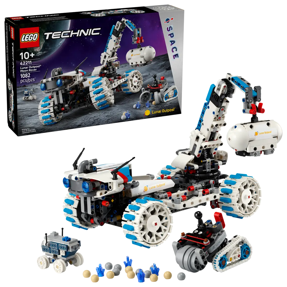 LEGO Technic Lunar Outpost Moon Rover Space Vehicle 42211