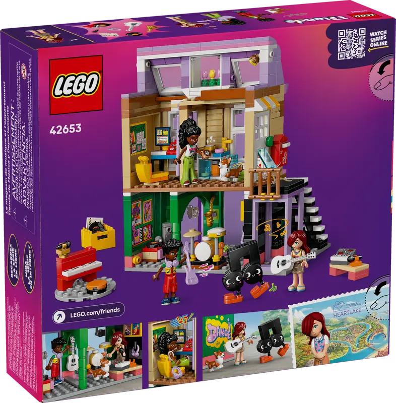 LEGO Friends Music Store & Apartment 42653