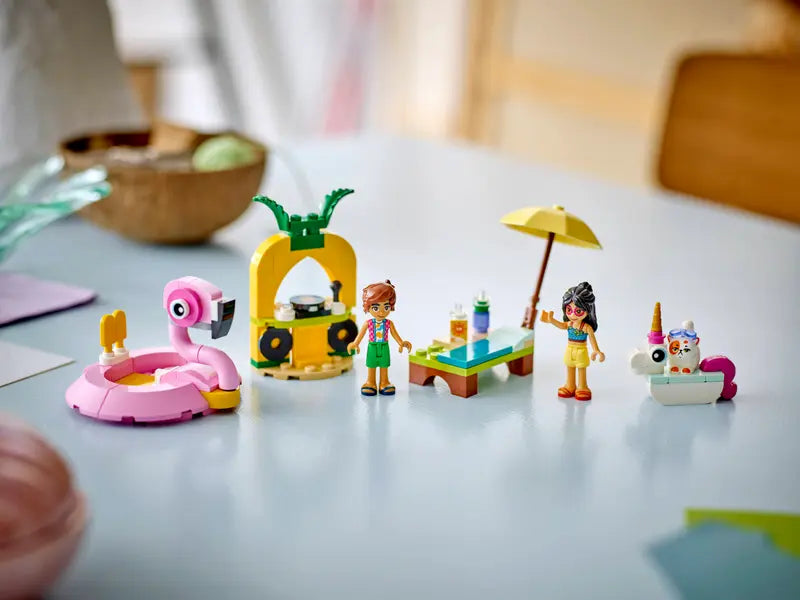 LEGO Friends Unicorn & Flamingo Pool Party 42658