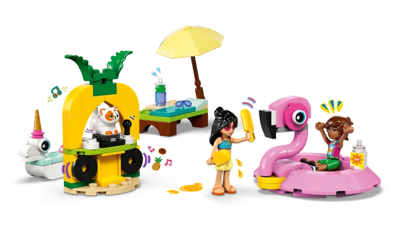LEGO Friends Unicorn & Flamingo Pool Party 42658