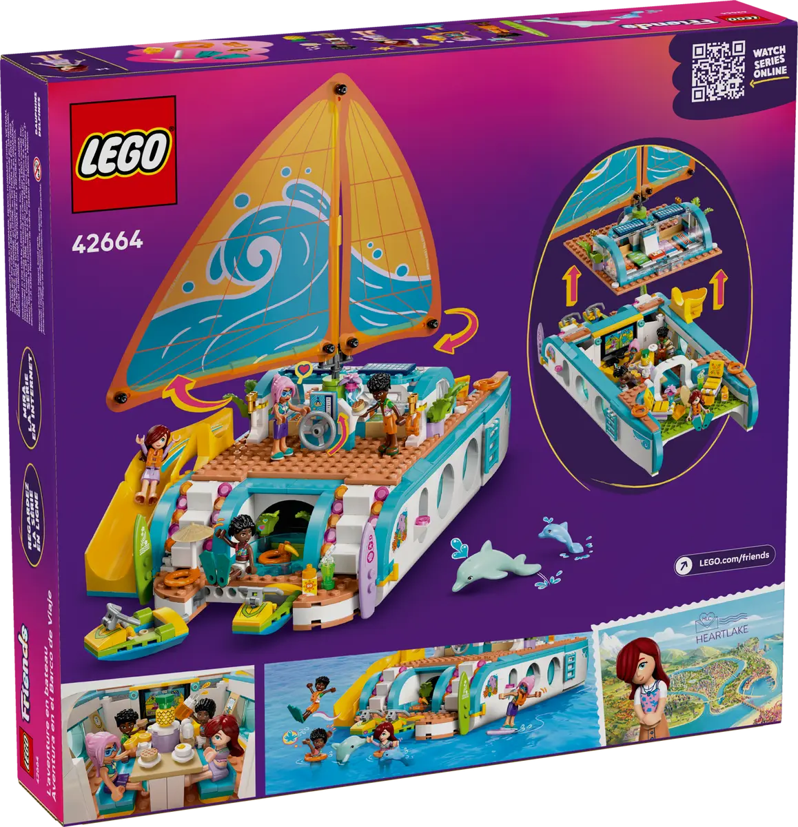 LEGO Friends Travel Boat Adventure 42664