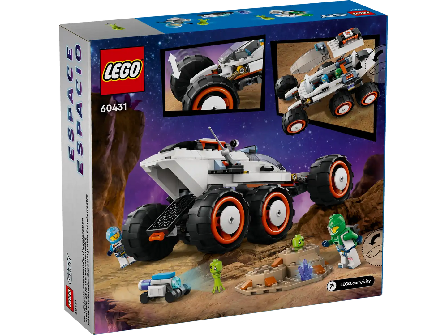 LEGO City Space Explorer Rover and Alien Life 60431