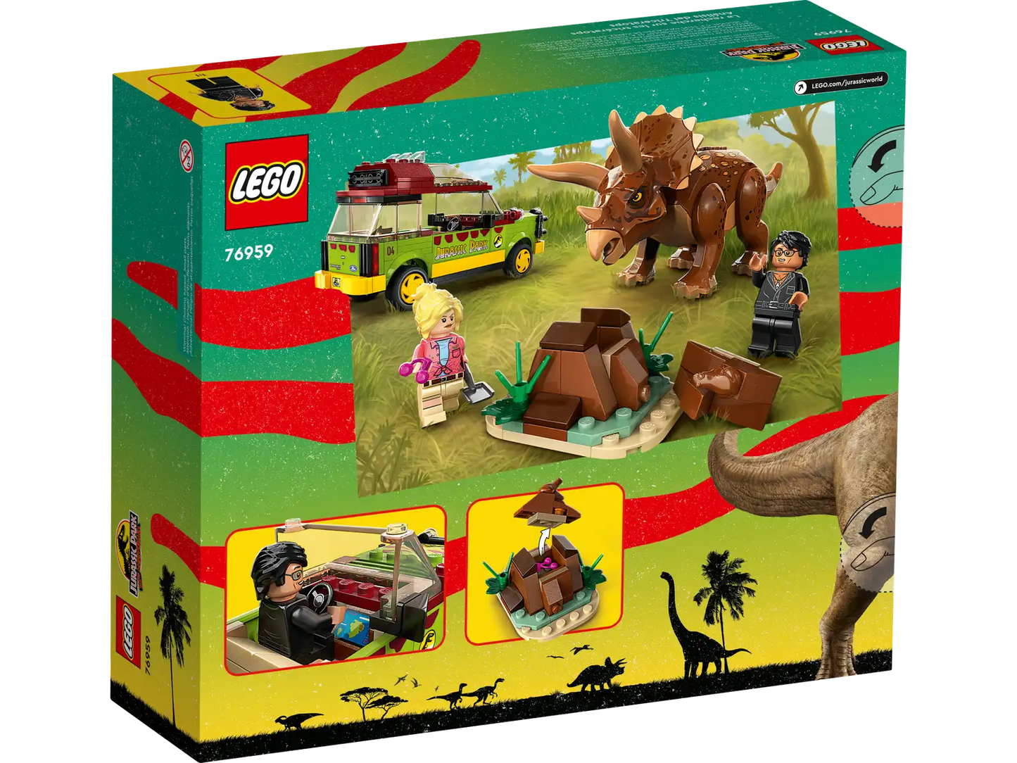 LEGO® Jurassic World Triceratops Research 76959