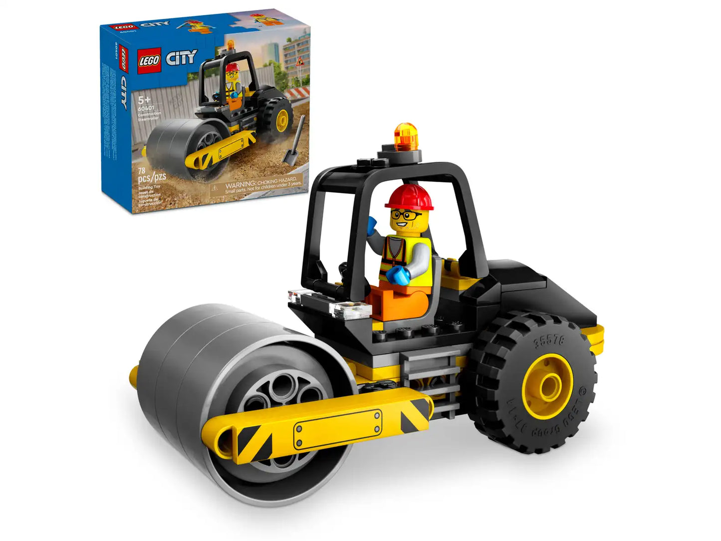 LEGO® City Construction Steamroller 60401