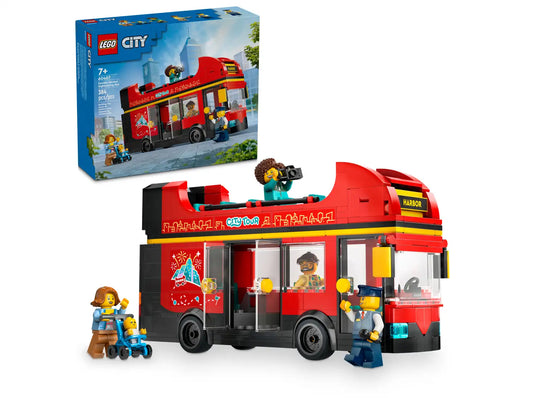 LEGO® City Red Double-Decker Sightseeing Bus toy 60407