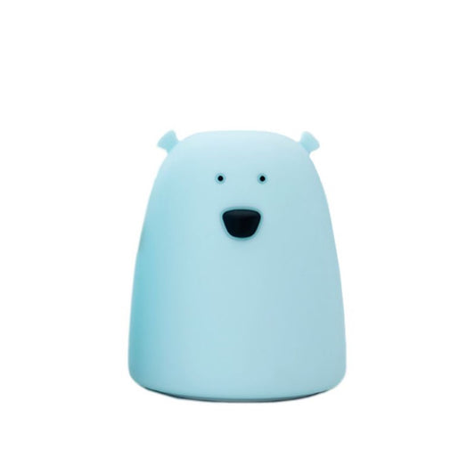 Rabbit & Friends Small Bear Nightlight - Blue