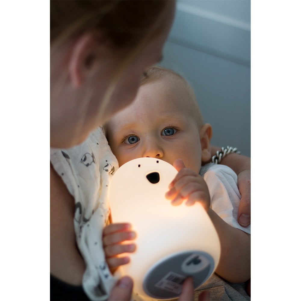 Rabbit & Friends Small Bear Nightlight - Blue