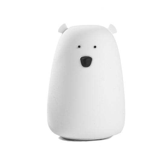 Rabbit & Friends large-white teddy bear lamp