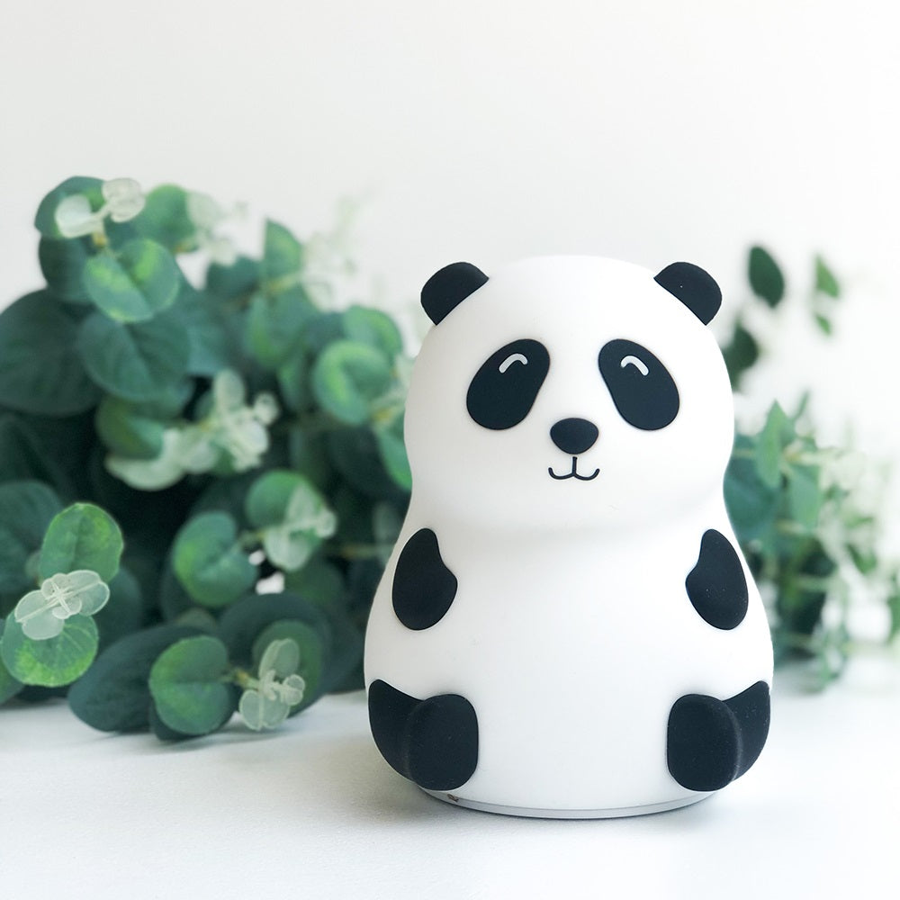 Rabbit & Friends PANDA Silicone lamp white&black