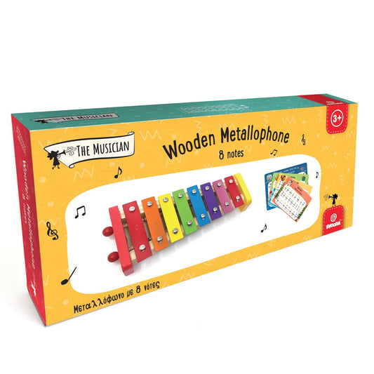 Svoora 8 Notes Colorful Metallophone