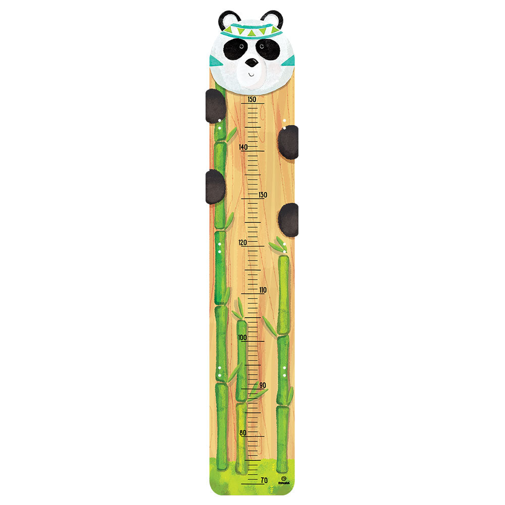 Svoora Childrens Growth Chart Indianimals (Panda, Fox, Bunny, Bear)