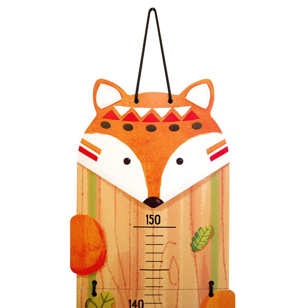 Svoora Childrens Growth Chart Indianimals (Panda, Fox, Bunny, Bear)