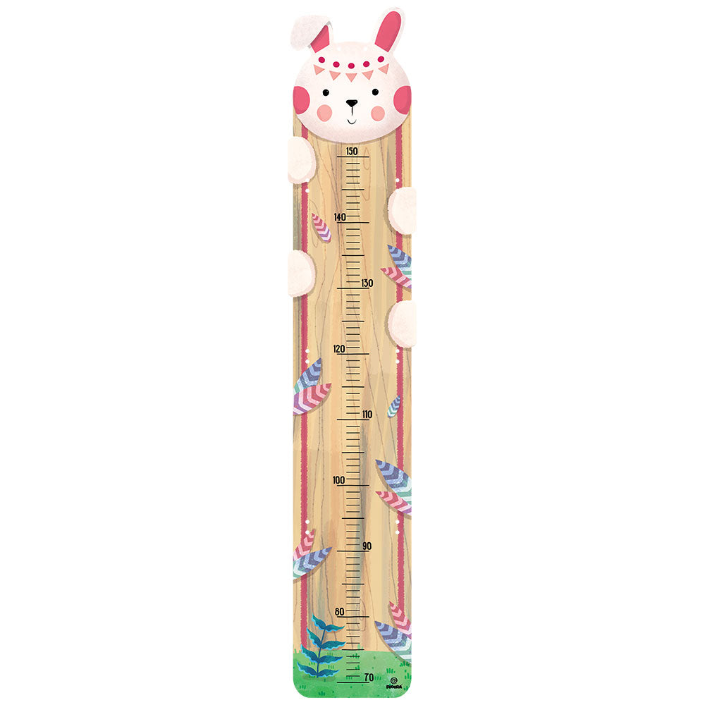Svoora Childrens Growth Chart Indianimals (Panda, Fox, Bunny, Bear)