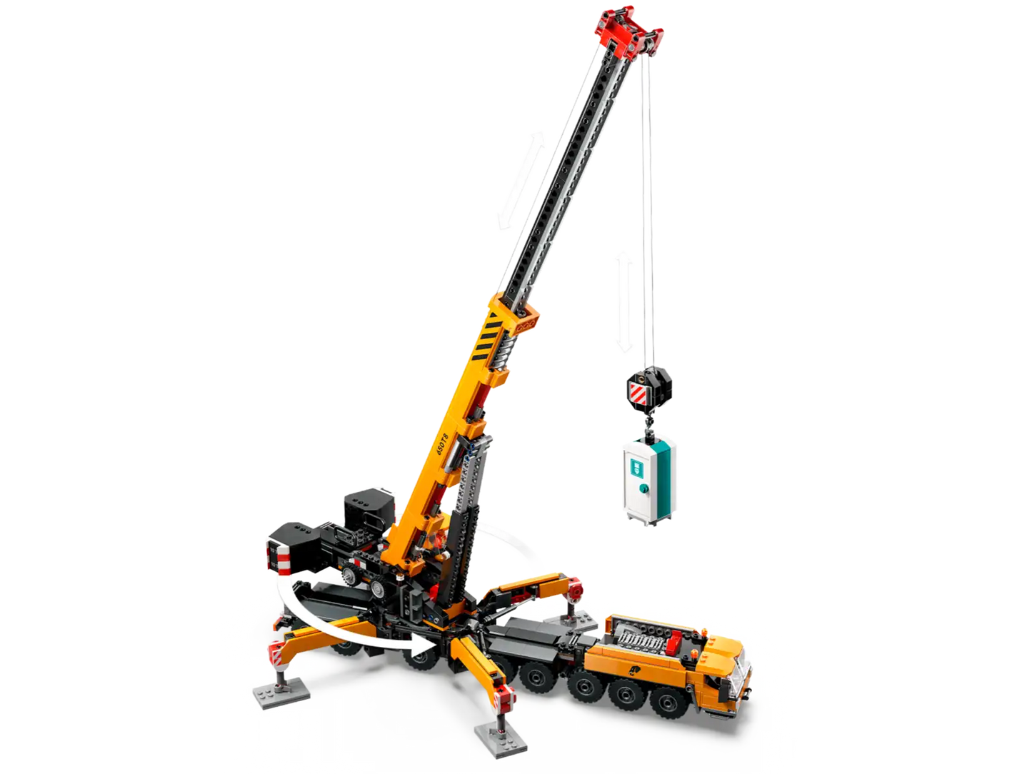 LEGO® City Yellow Mobile Construction Crane toy 60409