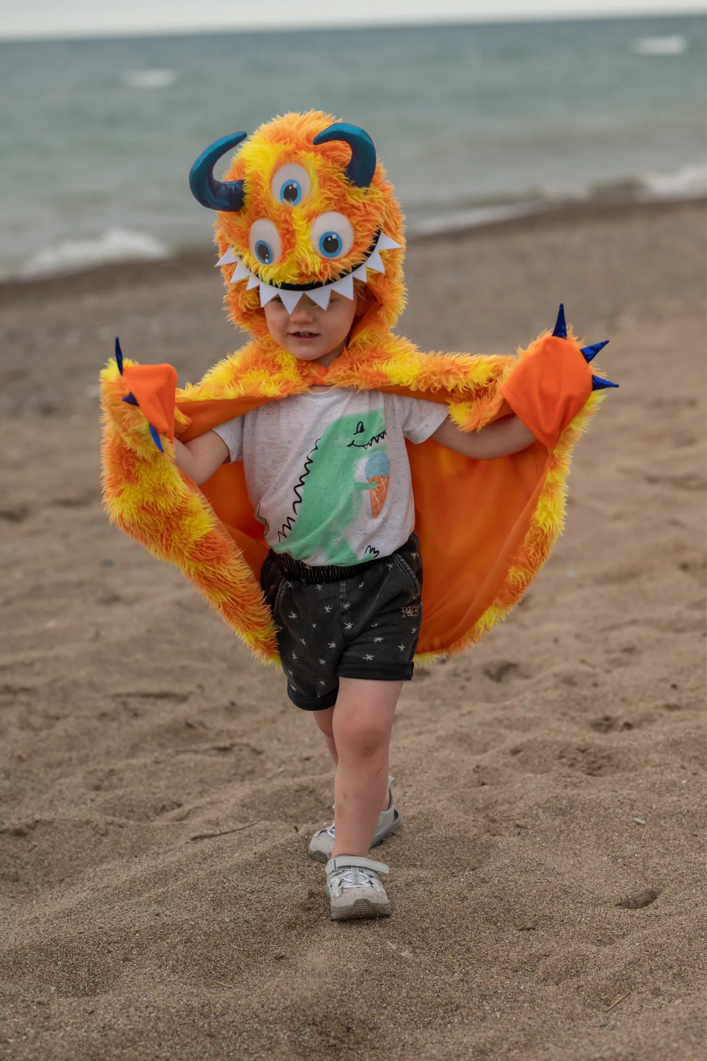 Giggle The Monster Costume Cape For Kids 4-6