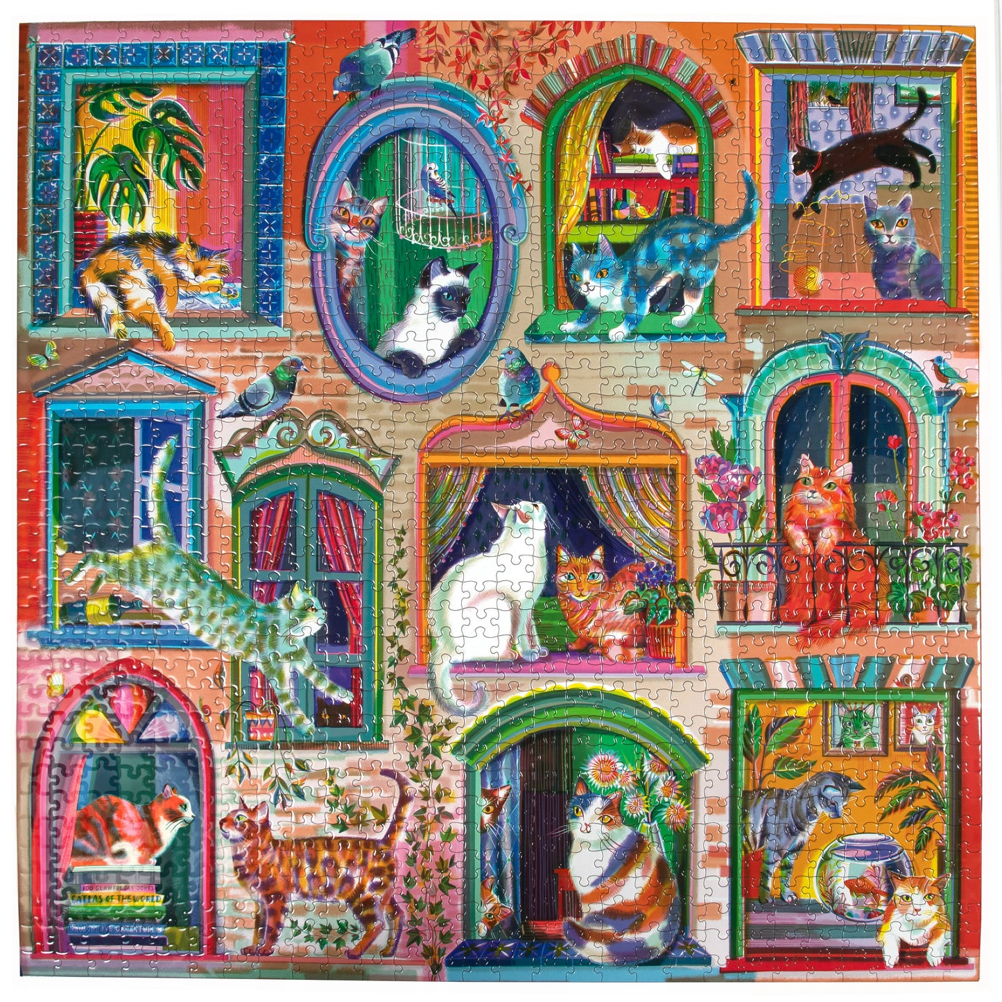 EEBOO PUZZLE 1000 CATS IN WINDOWS