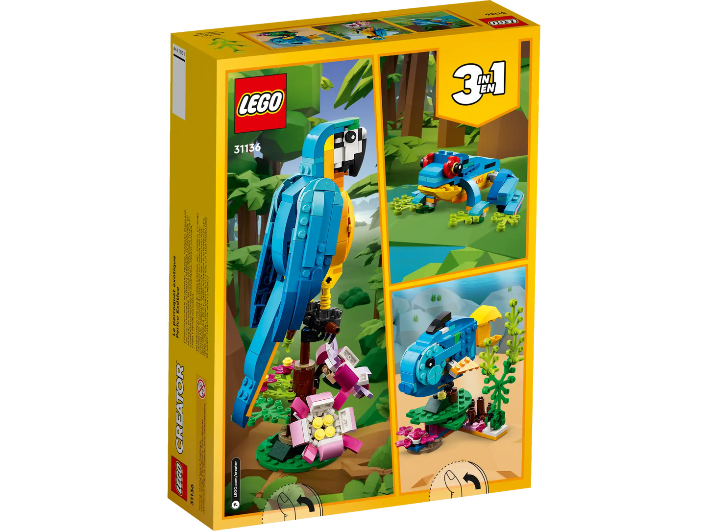 LEGO® Creator 3in1 Exotic Parrot 31136