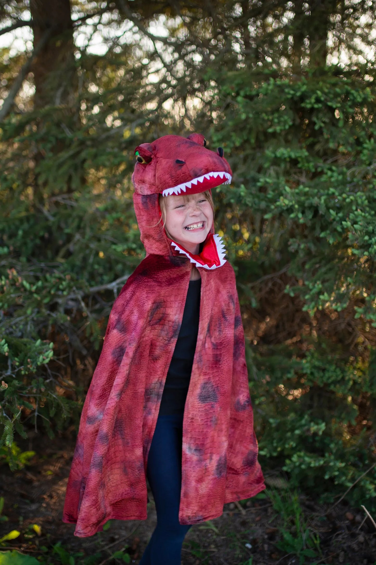 Grandasaurus T-Rex Cape With Claws, Dinosaur Costume For Kids