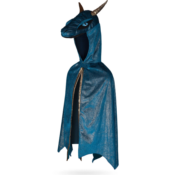 Starry Night Dragon Costume Cape For Kids 7-8